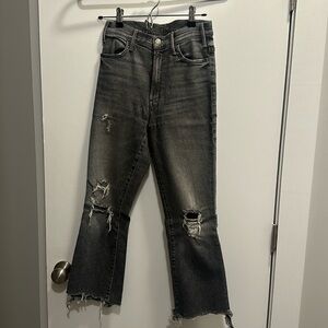 MOTHER the Hustler Crop Jeans
